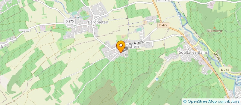 localisation de l'entreprise MONSIEUR MICHEL FUNFROCK  DANGOLSHEIM