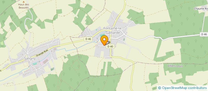 localisation de l'entreprise MONSIEUR MICHEL FUZELIER  SALIGNY