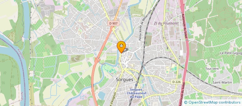 localisation de l'entreprise MONSIEUR MICHEL GABARRE  SORGUES