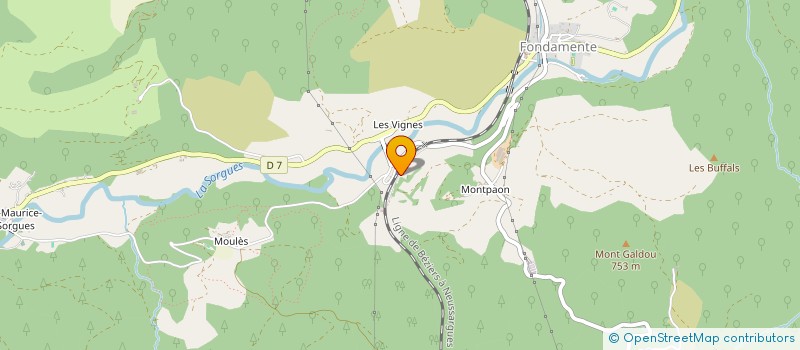 localisation de l'entreprise MONSIEUR MICHEL GABEN  FONDAMENTE