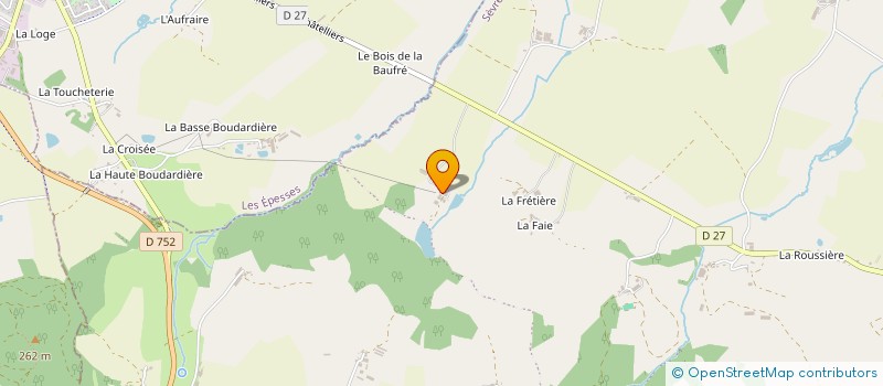 localisation de l'entreprise MONSIEUR MICHEL GABORIT  SEVREMONT