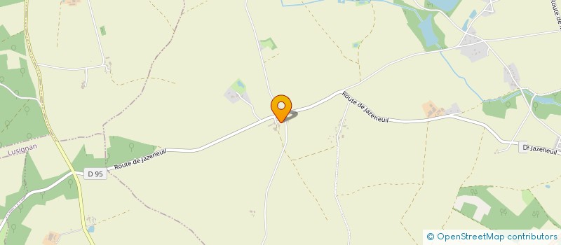 localisation de l'entreprise MONSIEUR MICHEL GABRIEL  LUSIGNAN