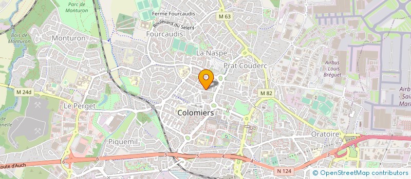 localisation de l'entreprise MONSIEUR MICHEL GACHIE à COLOMIERS