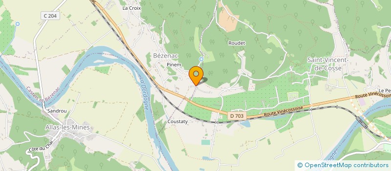 localisation de l'entreprise MONSIEUR MICHEL GAGET  BEYNAC-ET-CAZENAC