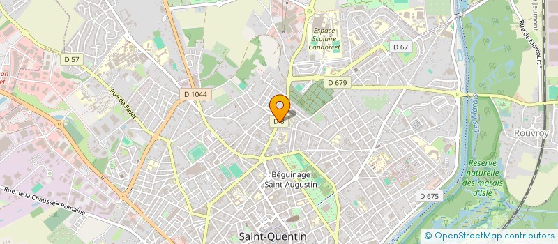 localisation de l'entreprise MONSIEUR MICHEL GAGEY à SAINT-QUENTIN