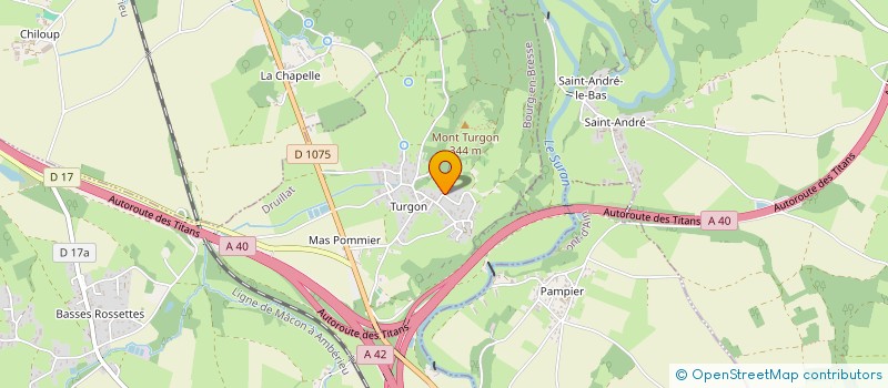 localisation de l'entreprise MONSIEUR MICHEL GAGNARD  SAINT-MARTIN-DU-MONT