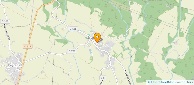 localisation de l'entreprise MONSIEUR MICHEL GAIBLE  ISSEL