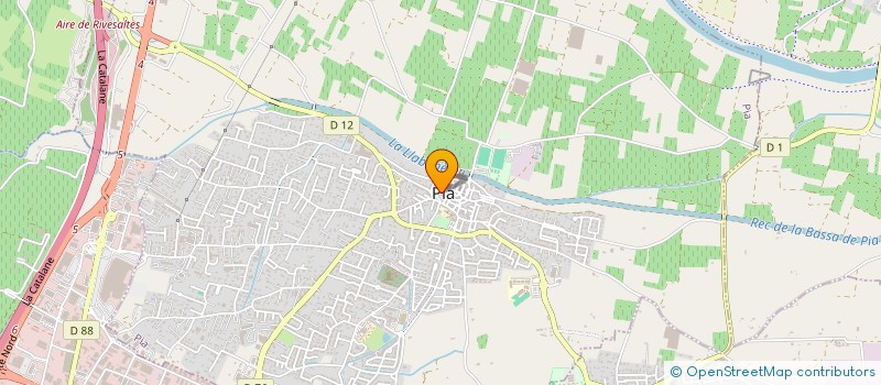 localisation de l'entreprise MONSIEUR MICHEL GAILLAC  PIA