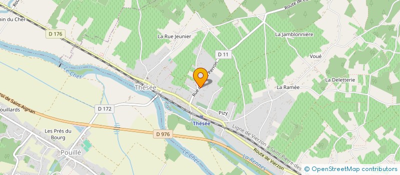 localisation de l'entreprise MONSIEUR MICHEL GAILLARD  THESEE