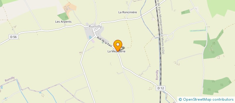 localisation de l'entreprise MONSIEUR MICHEL GAILLARD  ROMILLY