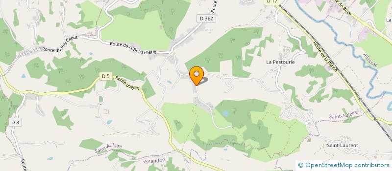 localisation de l'entreprise MONSIEUR MICHEL GAILLARD  SAINT-AULAIRE