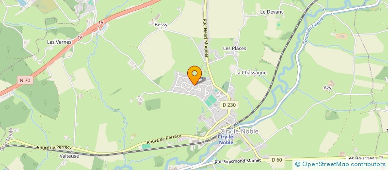 localisation de l'entreprise MONSIEUR MICHEL GALANT  CIRY-LE-NOBLE