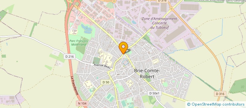 localisation de l'entreprise MONSIEUR MICHEL GALBRUN  BRIE-COMTE-ROBERT