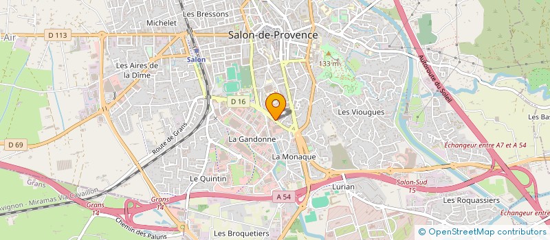 localisation de l'entreprise MONSIEUR MICHEL GALEON à SALON-DE-PROVENCE