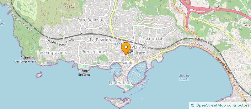 localisation de l'entreprise MONSIEUR MICHEL GALERIE à BANDOL