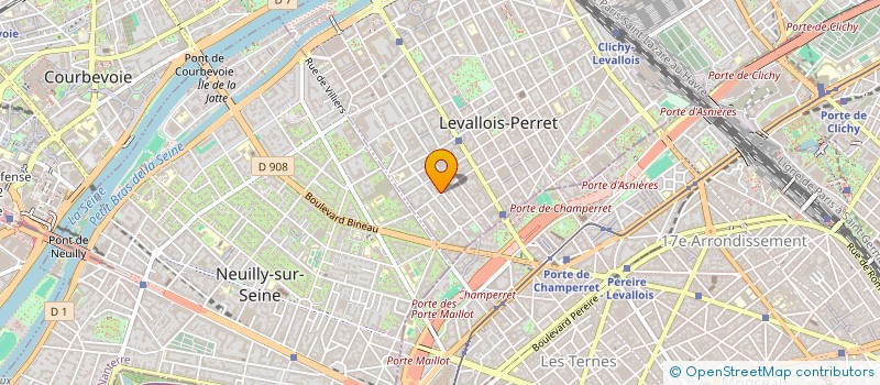 localisation de l'entreprise MONSIEUR MICHEL GALIBERT à LEVALLOIS-PERRET