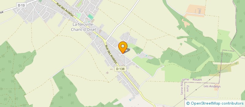 localisation de l'entreprise MONSIEUR MICHEL GALISSARD  LA NEUVILLE-CHANT-D'OISEL