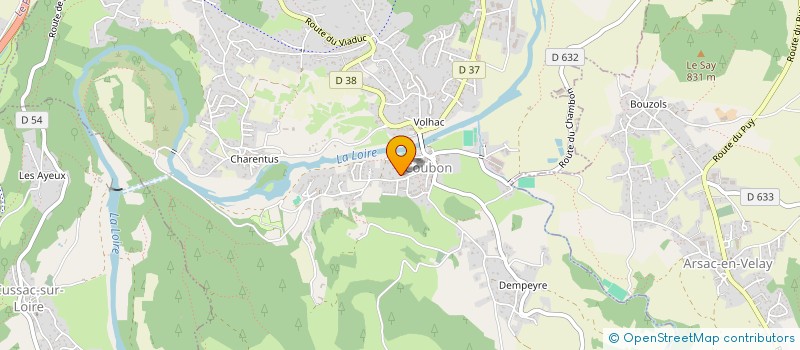 localisation de l'entreprise MONSIEUR MICHEL GALLAND  COUBON