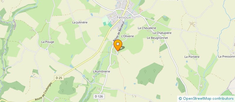 localisation de l'entreprise MONSIEUR MICHEL GALLARD à FENIOUX