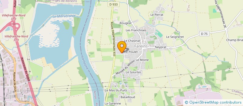 localisation de l'entreprise MONSIEUR MICHEL GALLARDO  BELLEVILLE-EN-BEAUJOLAIS