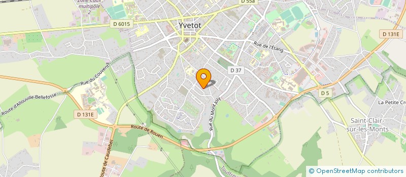 localisation de l'entreprise MONSIEUR MICHEL GALLAY  YVETOT