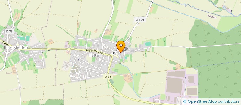 localisation de l'entreprise MONSIEUR MICHEL GALLMANN  HATTEN