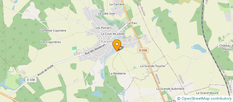 localisation de l'entreprise MONSIEUR MICHEL GALOPIN à CHARENTILLY