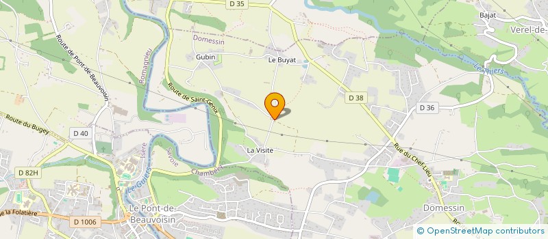 localisation de l'entreprise MONSIEUR MICHEL GAMBIN  DOMESSIN