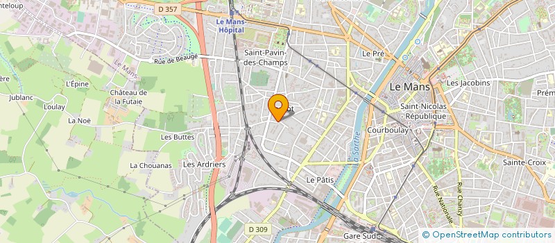 localisation de l'entreprise MONSIEUR MICHEL GANDUBERT à LE MANS