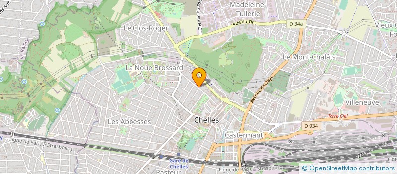 localisation de l'entreprise MONSIEUR MICHEL GARCELON à CHELLES