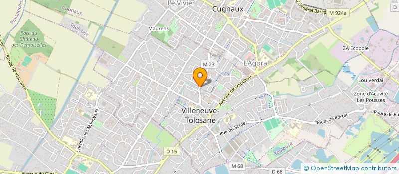 localisation de l'entreprise MONSIEUR MICHEL GARCIA à VILLENEUVE-TOLOSANE