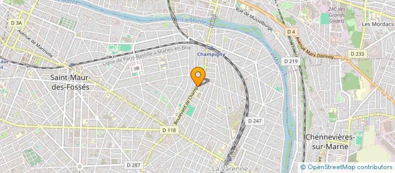 localisation de l'entreprise MONSIEUR MICHEL GARCIA  SAINT-MAUR-DES-FOSSES