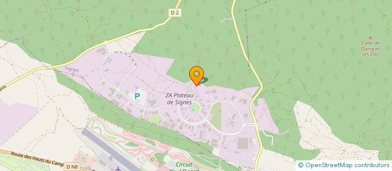 localisation de l'entreprise MONSIEUR MICHEL GARCIA  SIGNES