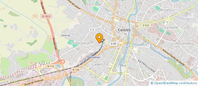 localisation de l'entreprise MONSIEUR MICHEL GARCIA  CASTRES