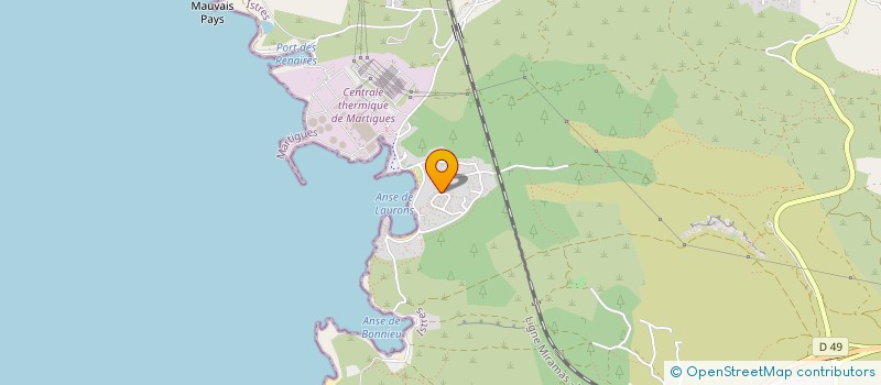 localisation de l'entreprise MONSIEUR MICHEL GARCIA  MARTIGUES