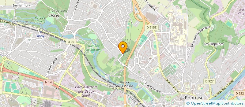 localisation de l'entreprise MONSIEUR MICHEL GARCIA DAS NEVES  OSNY