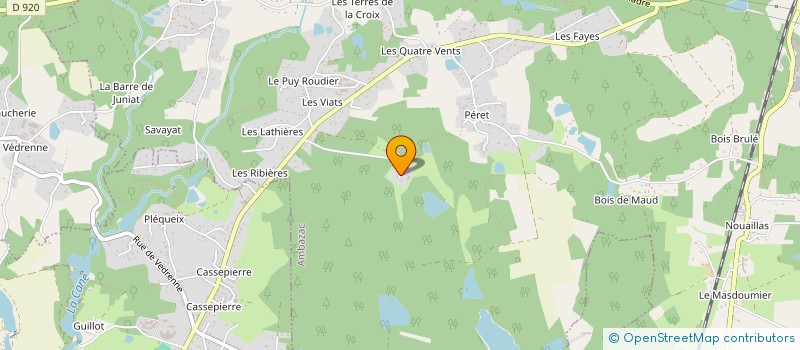 localisation de l'entreprise MONSIEUR MICHEL GARCIA DE LAS BAYONAS  AMBAZAC