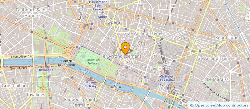 localisation de l'entreprise MONSIEUR MICHEL GARCON à PARIS