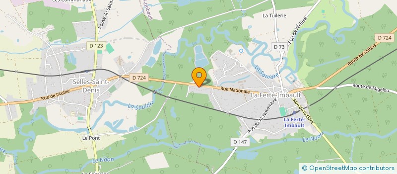 localisation de l'entreprise MONSIEUR MICHEL GARDE  LA FERTE-IMBAULT