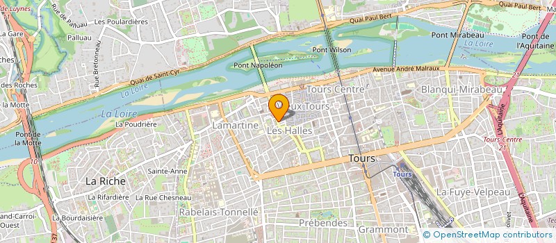 localisation de l'entreprise MONSIEUR MICHEL GARDON  TOURS