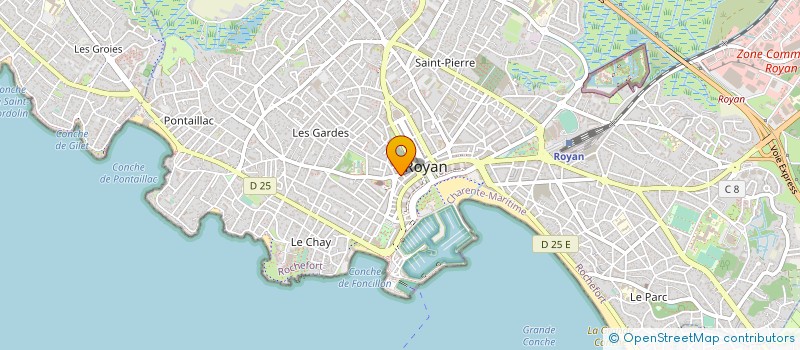 localisation de l'entreprise MONSIEUR MICHEL GARDRAT à ROYAN