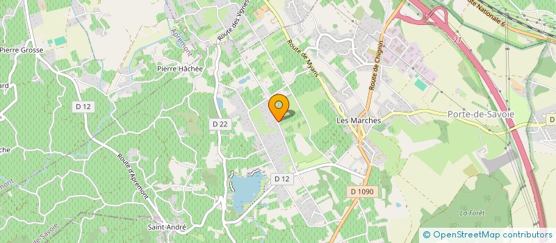 localisation de l'entreprise MONSIEUR MICHEL GARET  PORTE-DE-SAVOIE