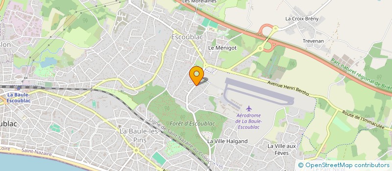 localisation de l'entreprise MONSIEUR MICHEL GARNAUD à LA BAULE-ESCOUBLAC