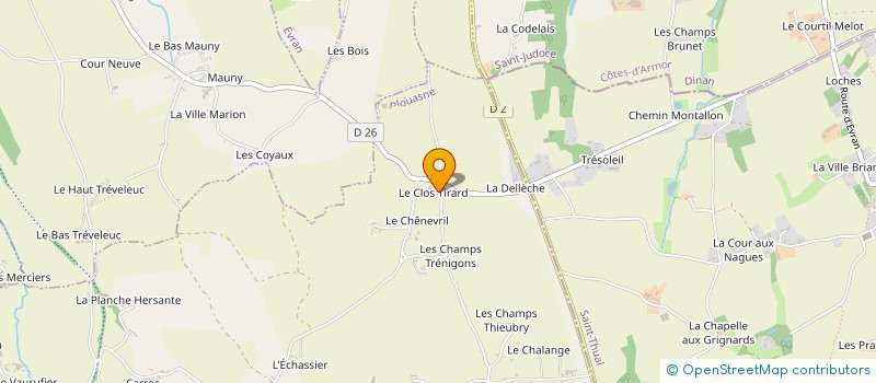 localisation de l'entreprise MONSIEUR MICHEL GARNIER à PLOUASNE