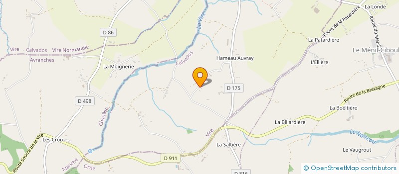 localisation de l'entreprise MONSIEUR MICHEL GARNIER  VIRE-NORMANDIE