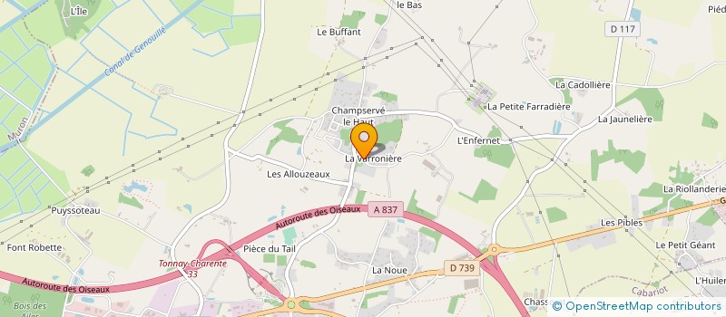 localisation de l'entreprise MONSIEUR MICHEL GARNIER à BORDS