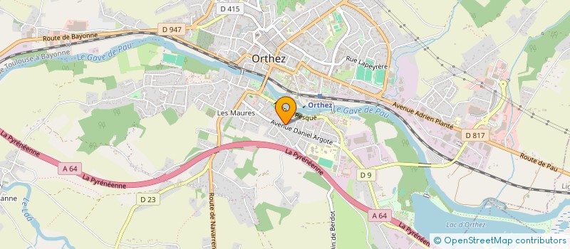 localisation de l'entreprise MONSIEUR MICHEL GARNIER à ORTHEZ