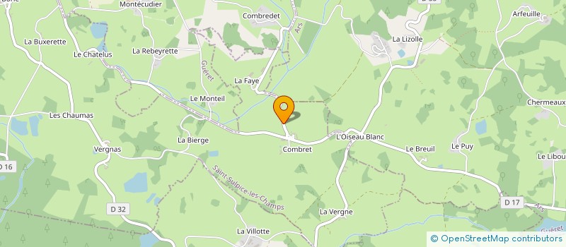 localisation de l'entreprise MONSIEUR MICHEL GARRAUD  SAINT-SULPICE-LES-CHAMPS