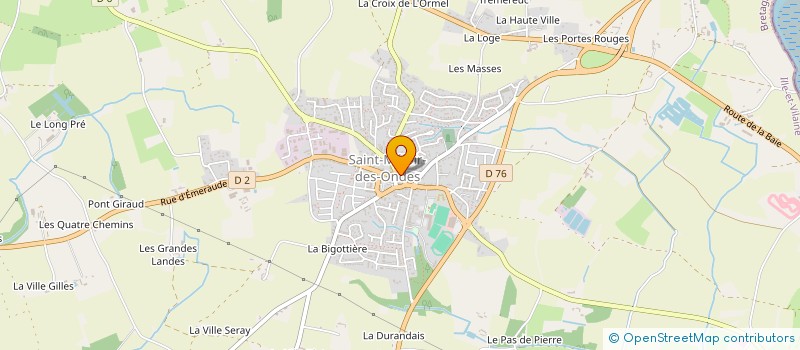 localisation de l'entreprise MONSIEUR MICHEL GARRAULT à SAINT-MELOIR-DES-ONDES