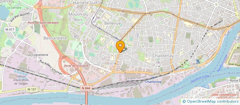 localisation de l'entreprise MONSIEUR MICHEL GARREAU  NANTES